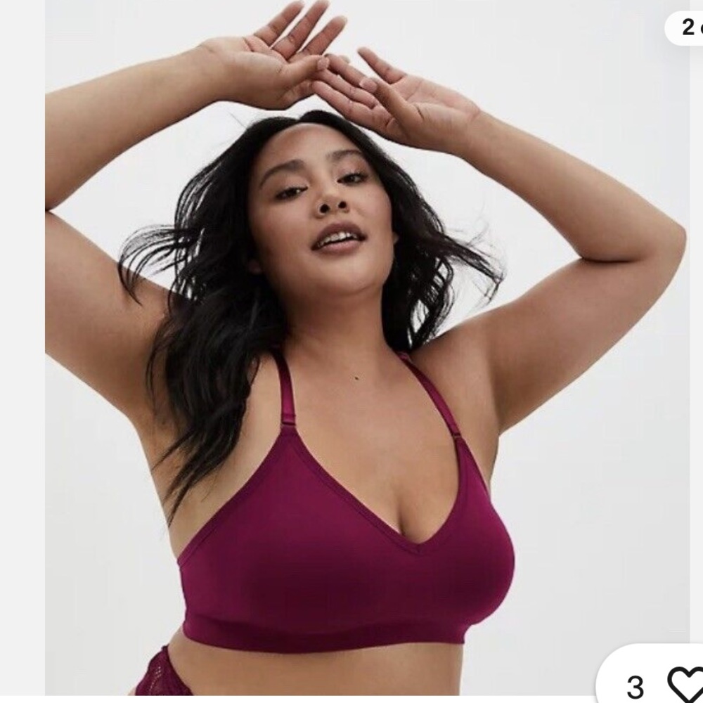 Torrid Berry Bralette - Size 1